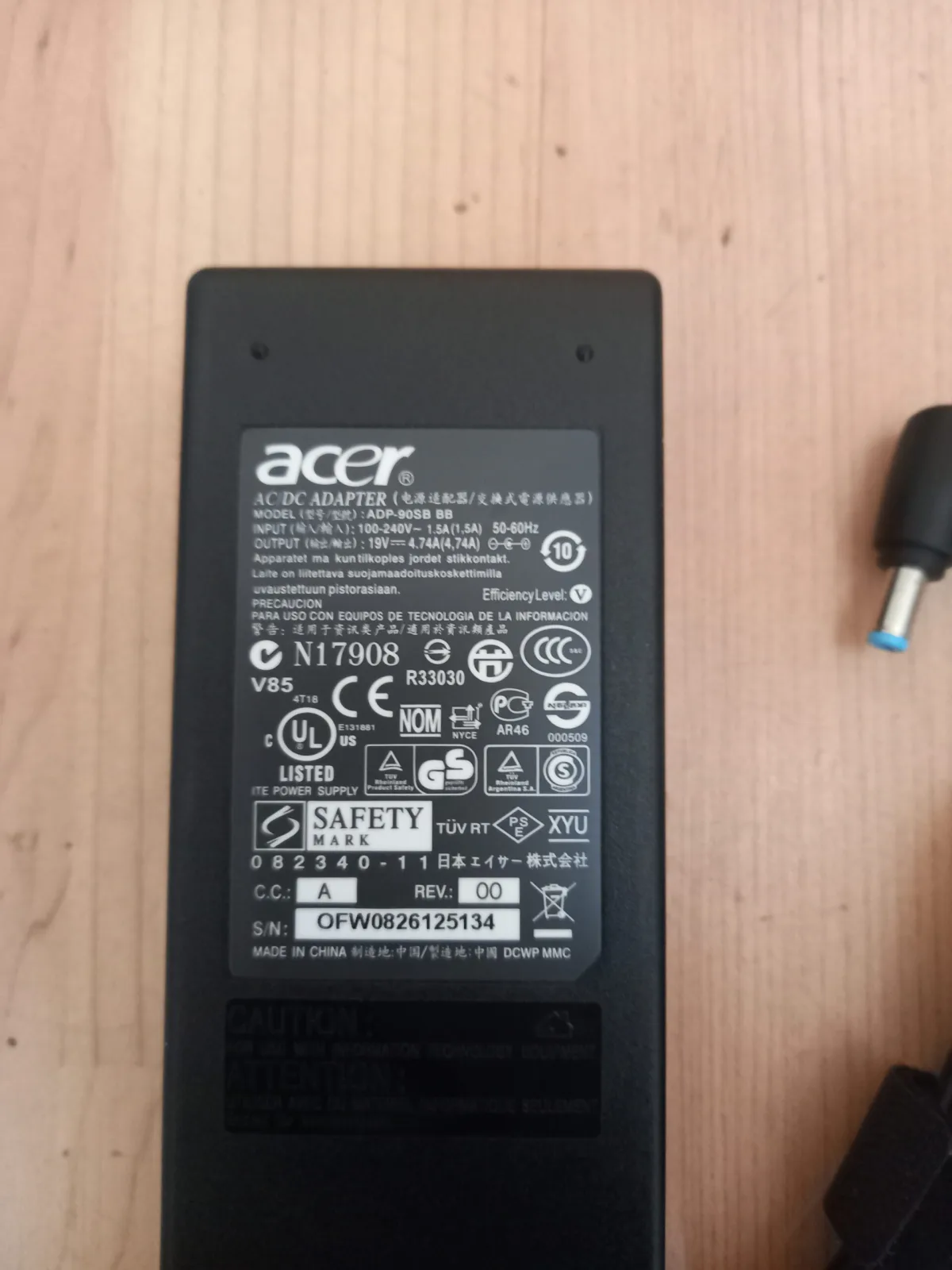 acer 5741 5742 5745 5910 5920 5930 punjac original novo